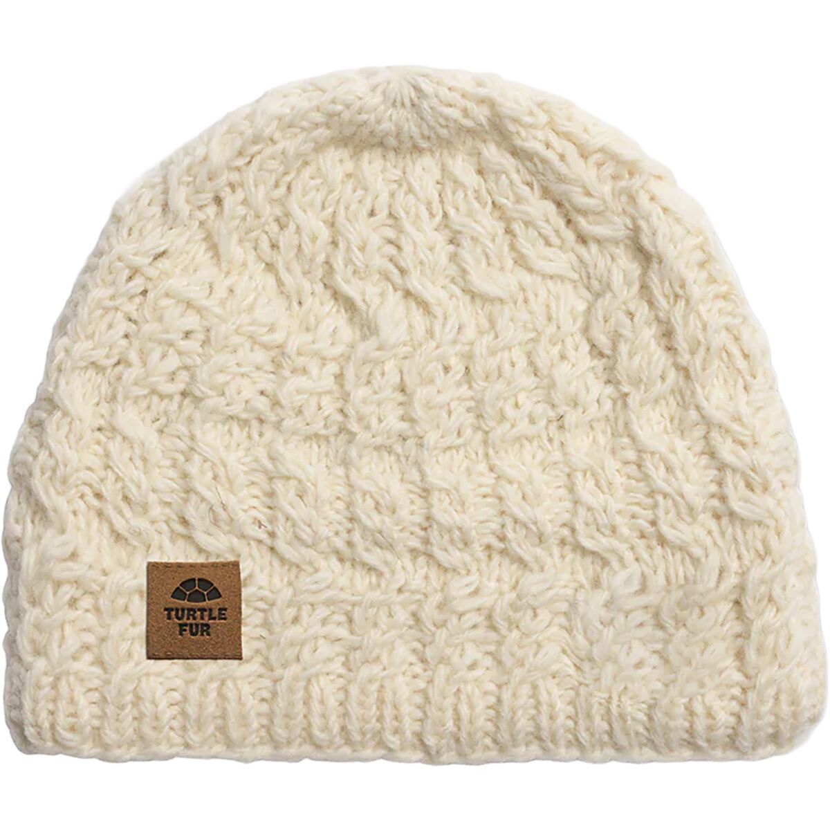 Turtle Fur Women's Mika Handmade Wool Beanie in White