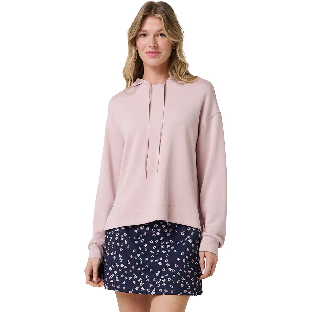 TravisMathew Women's Skyloft Soft Hoodie in Violet Ice - Size: Large