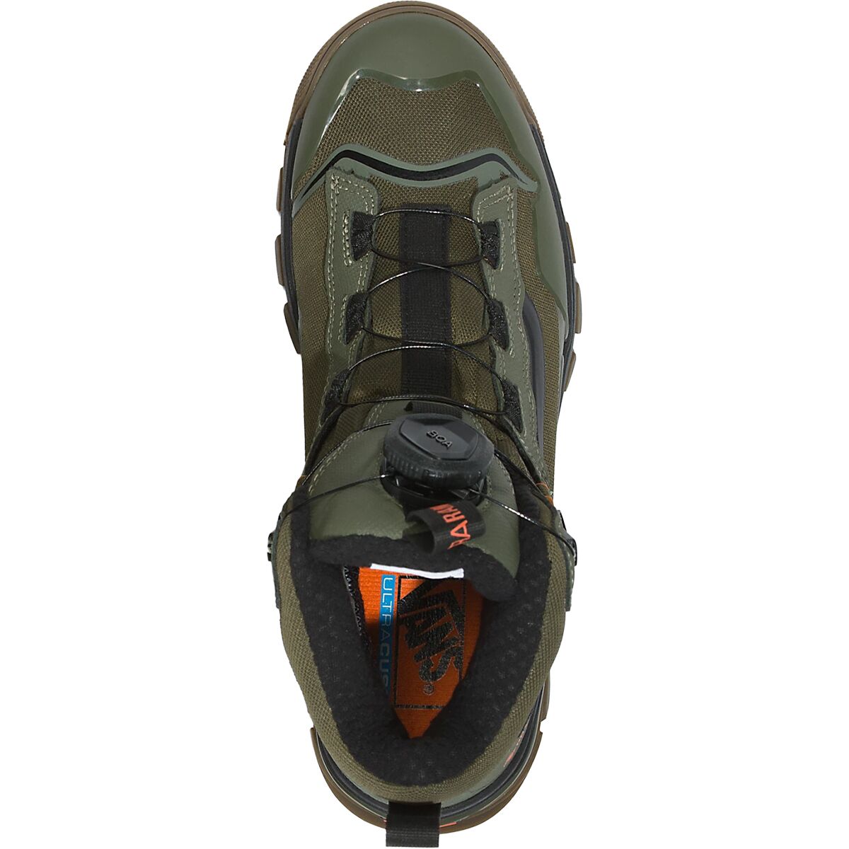 Size 7 - VANS Ultrarange Goretex Green EXO MTE-3 BOA Trail Boots, No Box, Great Vans Ultrarange Exo Hi Gore Tex Mte 3 Shoes - brown (khaki/gum) main image 2