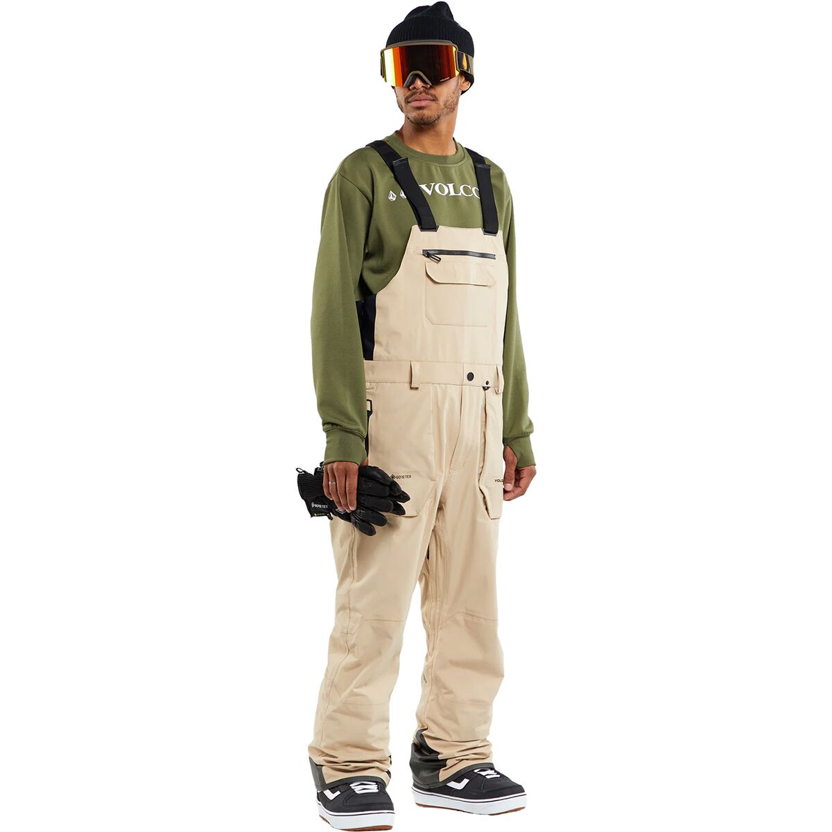 volcom - VOLCOMボルコムRAIN GORE-TEX BIB OVERALL茶US-S Volcom Rain GORE-TEX Mens Bib Overall Pant 2024 | Corbetts