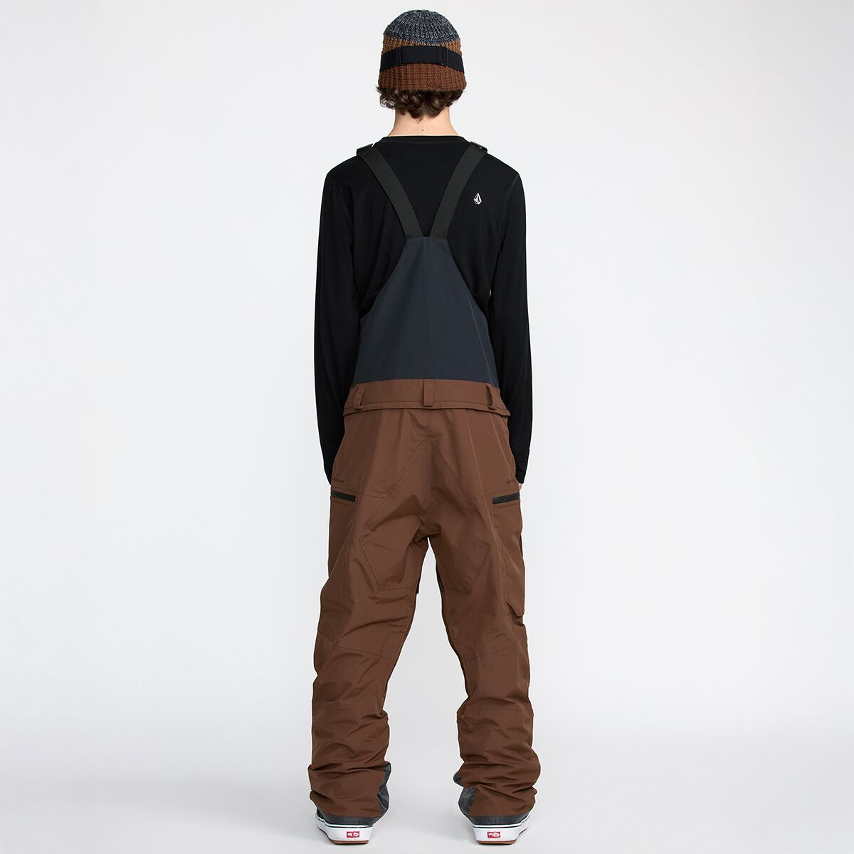VOLCOM RAIN GORE-TEX BIB OVERALL　M BRO_D1.jpg