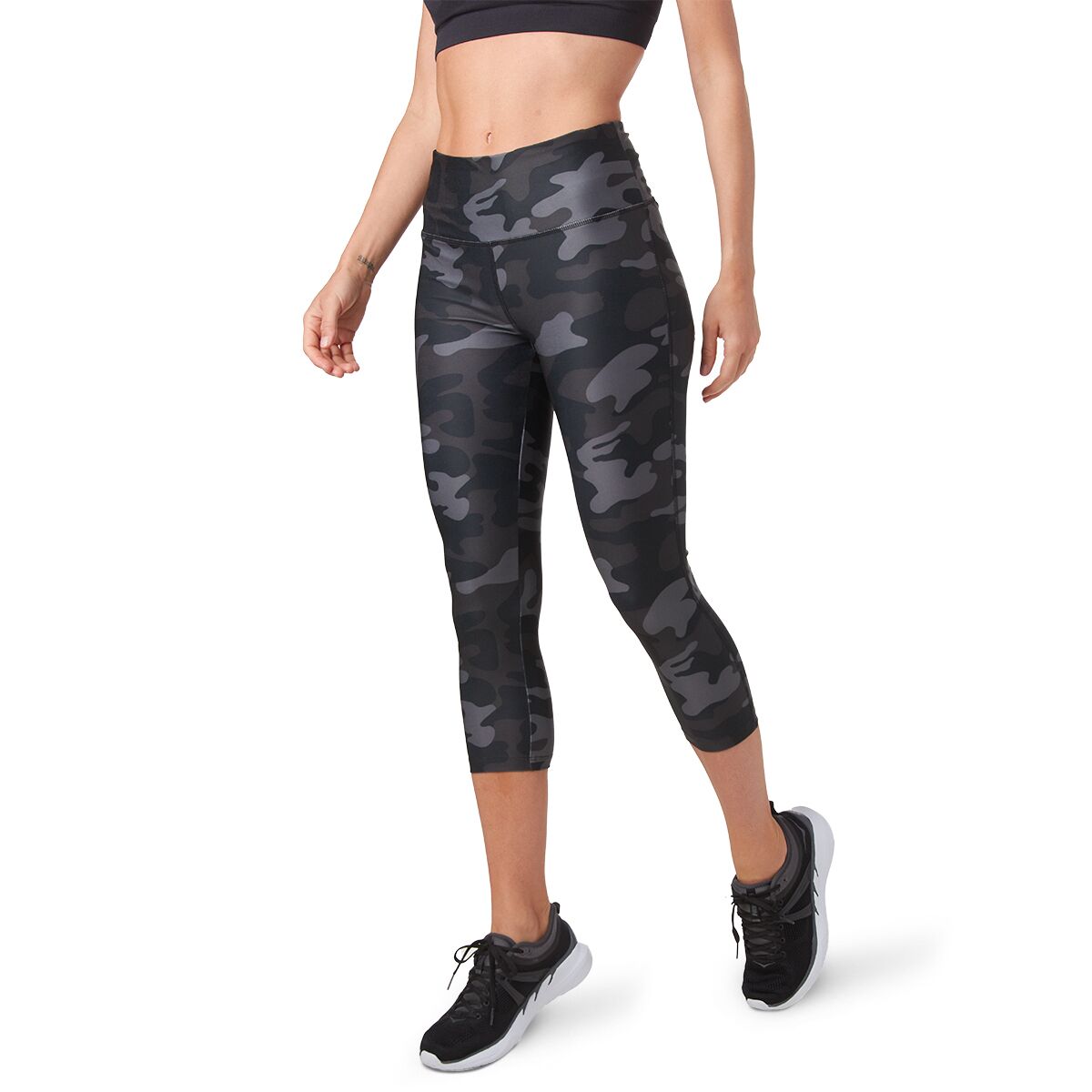 Vogo Activewear Camo Print Capri - Women's