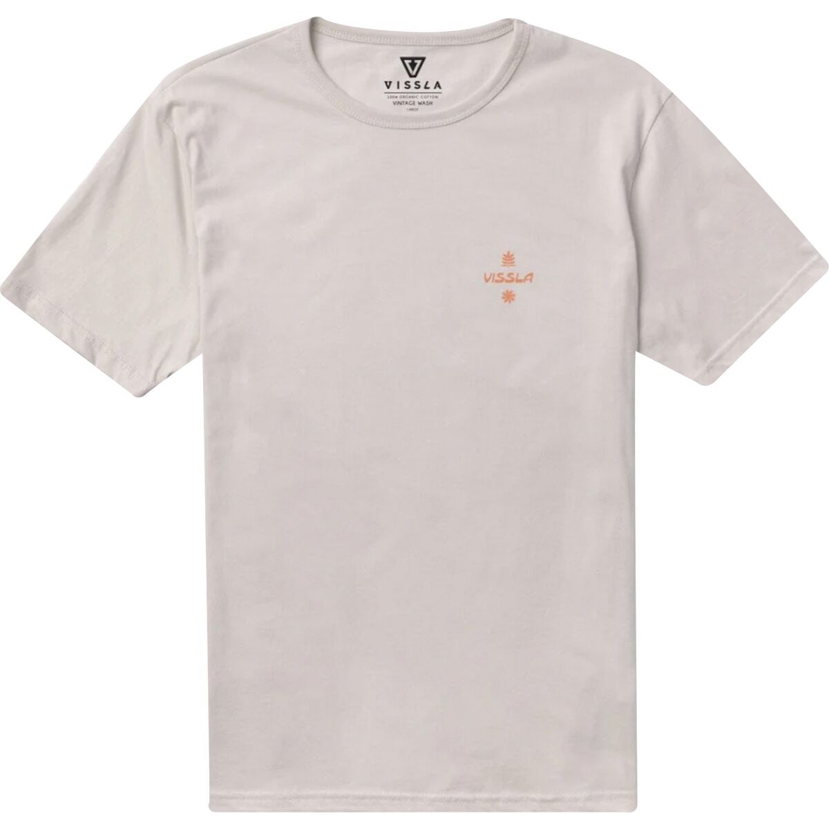 VISSLA☆HIBISCUS HAZE ORGANIC TEE バックプリント 半袖Tシャツ Vissla Hibiscus Haze Organic T-Shirt - Men's - Men