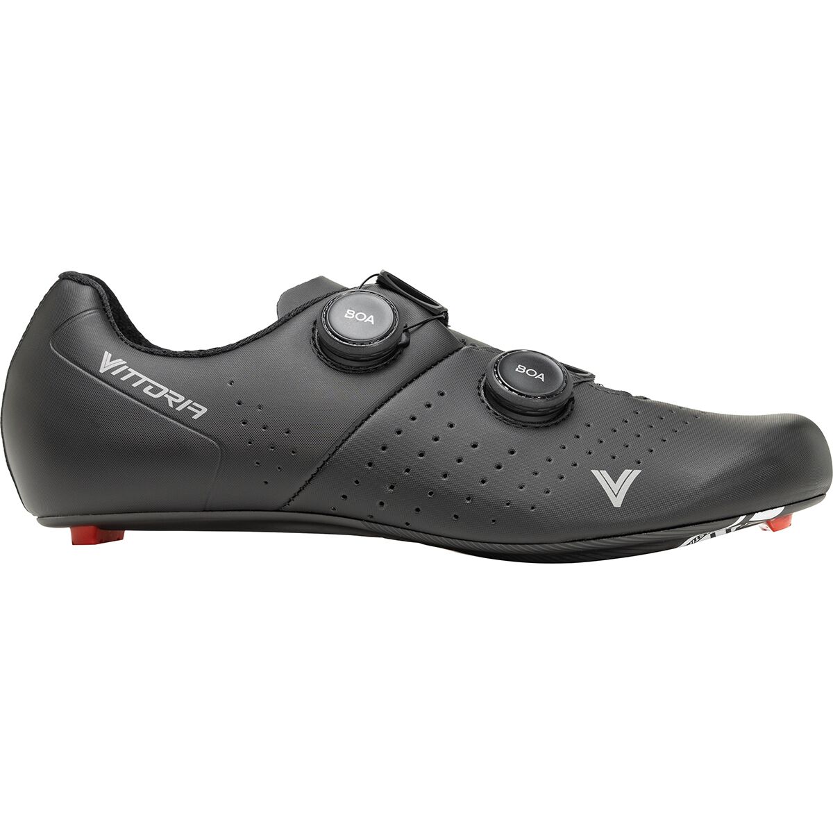 WOFADA Cycling Men\'s Shoes White Black and Red Strap Clousure Size 47 (13 CELLULA Running shoe - Comfort and stability - Men main image 2