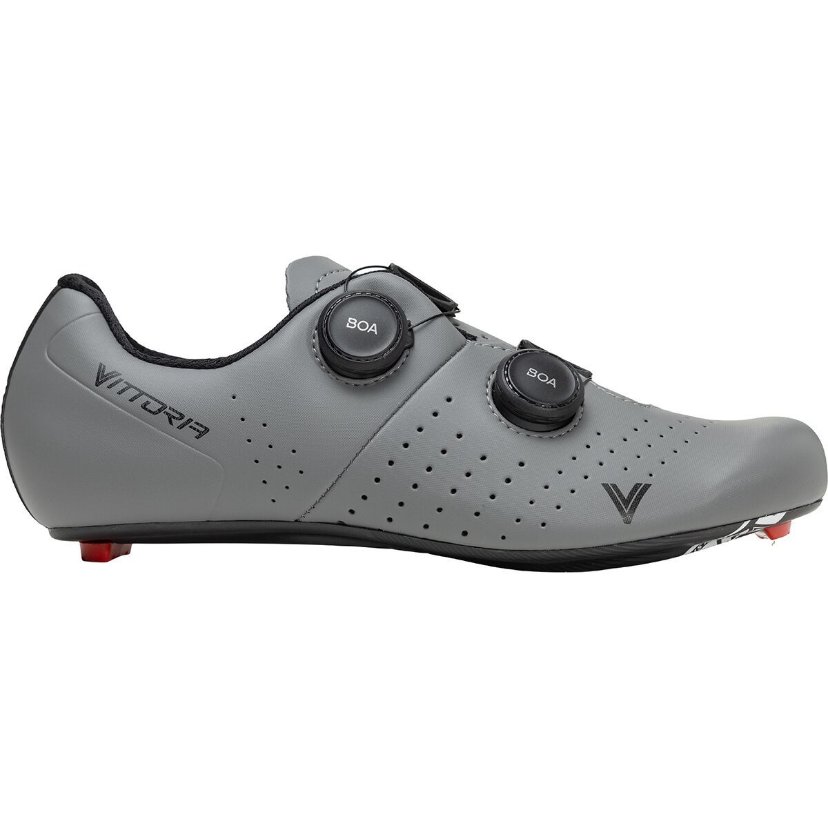 (取寄) ベローチェ サイクリング シューズ Vittoria Cycling Shoes Veloce Cycling Shoe Grey Vittoria Cycling Shoes Veloce Cycling Shoe - Men