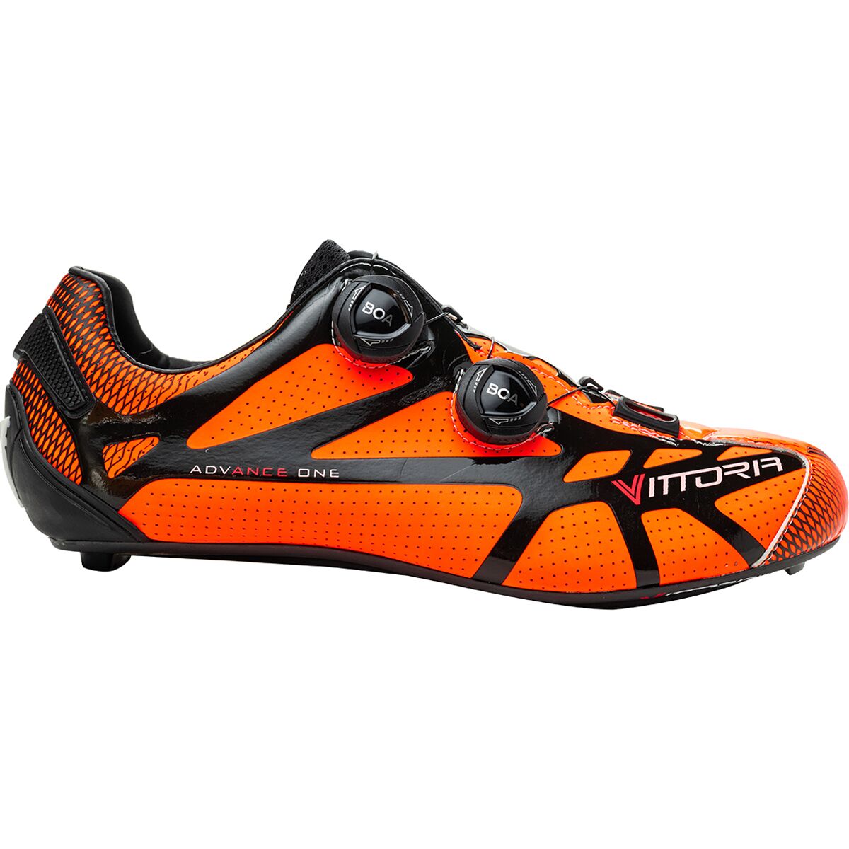NEW VITTORIA men\'s 1976 evo cycling shoes in orange Vittoria Cycling Shoes for Men for sale | eBay main image 3