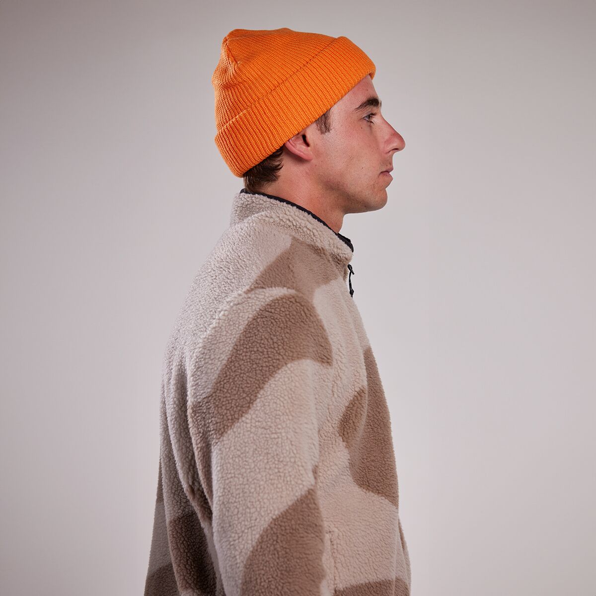 WHITESPACE Cinchable Sherpa Fleece Zip-Up - Men's - Men