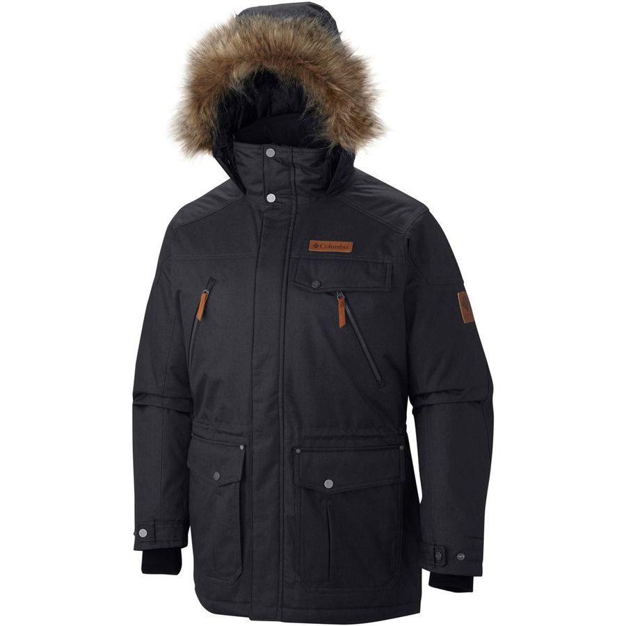 Columbia Barlow Pass 550 Turbodown™ Jacket – Parka Invernale Uomo Con Cappuccio In Finta Pelliccia