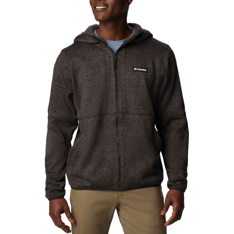 Columbia Men's Sweater Weather Full-Zip, Black Heather / Xs