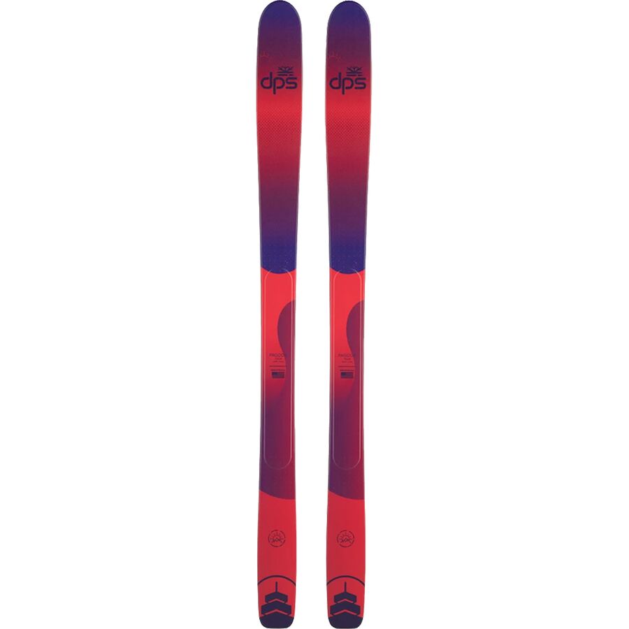 dps skis Red Sticker Skiing 