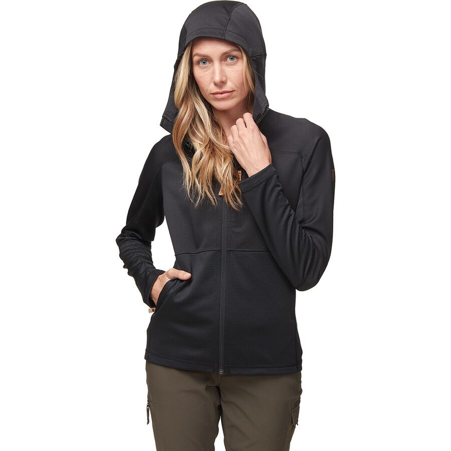 (取寄) フェールラーベン レディース アビスコ グリッド フリース ブーディ w Fjllrven women Fjallraven Abisko Grid Fleece Hoodie W Patina Green 取寄) フェールラーベン レディース アビスコ グリッド フリース