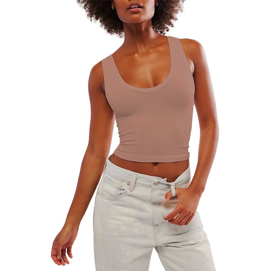 CLANE PILE FLARE TANK TOPS ブラウン サイズ1 Mini Tank - Fudgesicle Brown – BIG BUD PRESS