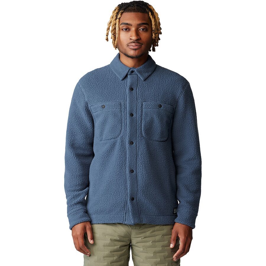 Chemise Randonnée Mountain Hardwear Canyon Homme - Manches Longues, Bleu, Taille L, Ventilée