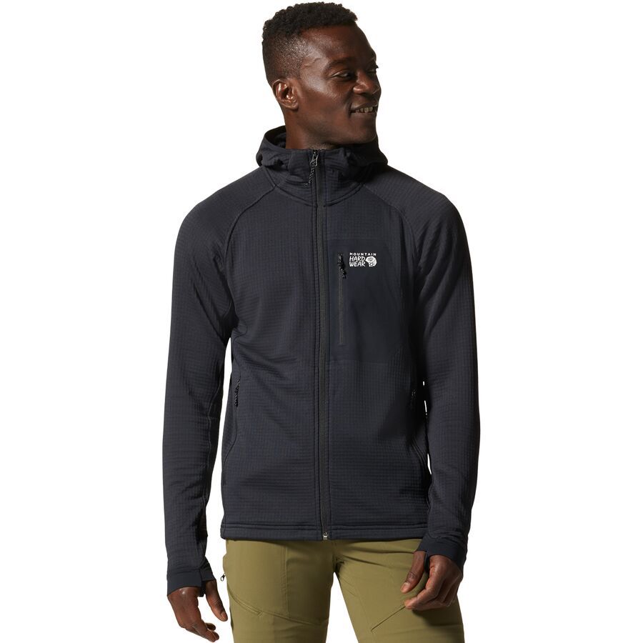 Mountain Hardwear Polartec Power Grid Full-Zip Hoodie - Men's - Men
