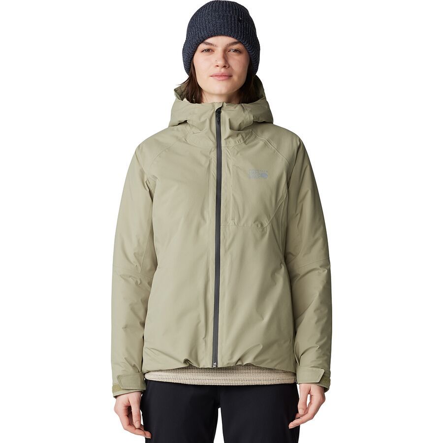 送料無料1★Mountain Hardwear★マウンテンハードウェア Stretch Ozonic Insulated ジャケット size:M シンセグリーン ※女性用 MANGRE.jpg