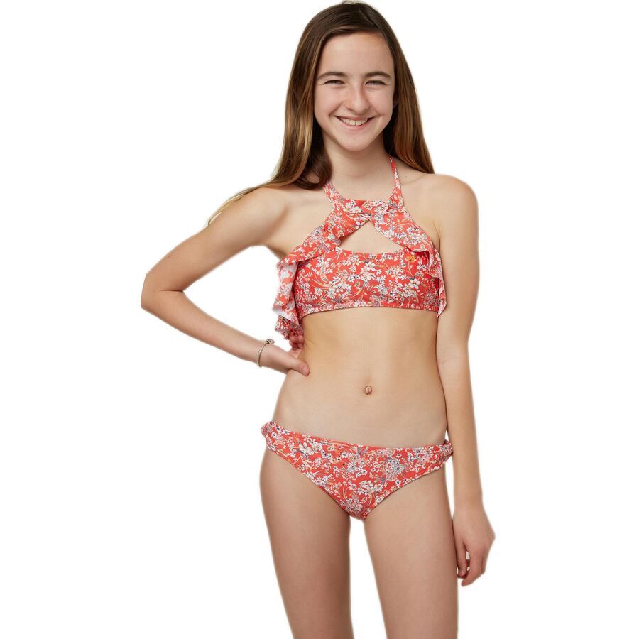 O'Neill Piper Ditsy Hi-Neck Swim Set - Girls' - Kids