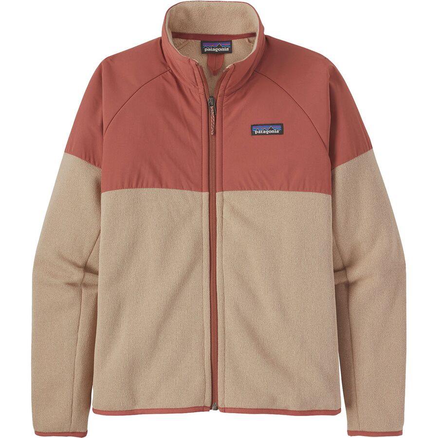 Patagonia Lightweight Better Sweater Shelled Fleece Jacket - Women's Oar Tan M