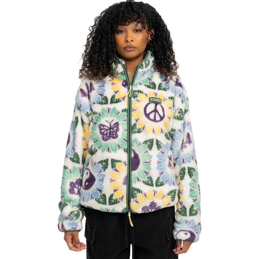 Parks Project Nature In Bloom Faux Shearling Jacket - Women's - Women