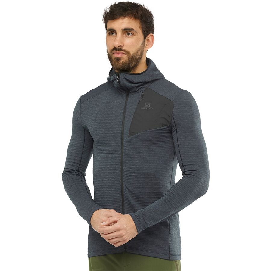 Salomon Essential Lightwarm Full-Zip Hoodie - Men's - Men