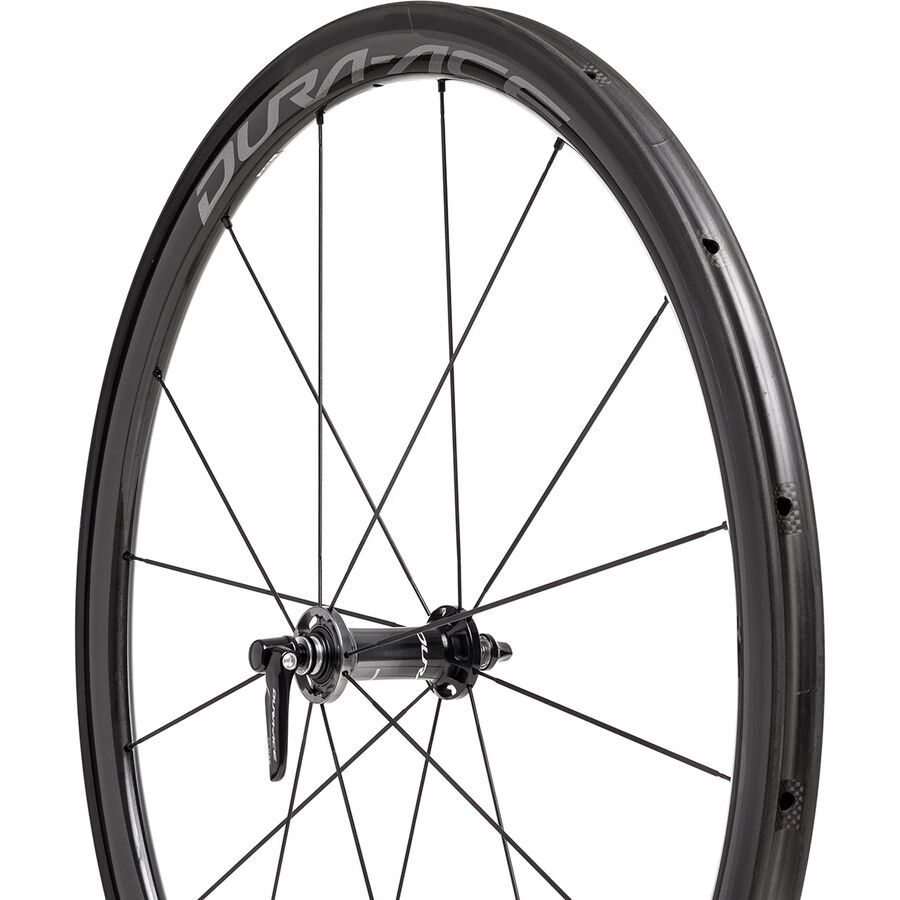 Shimano Dura-Ace 9100 C40 Carbon Road Wheelset - Tubular - Bike