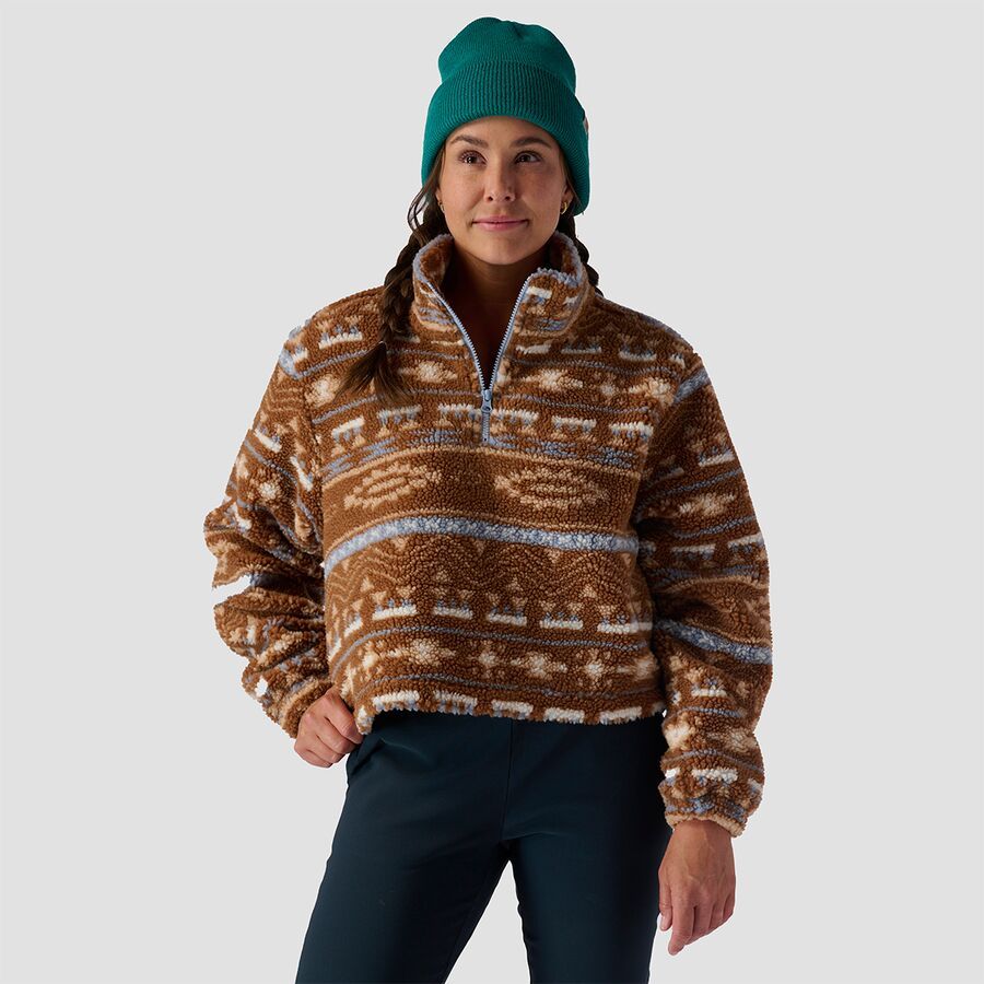 Stoic Printed Mid Pile Fleece 1/4 Zip Pullover - Women's - Women