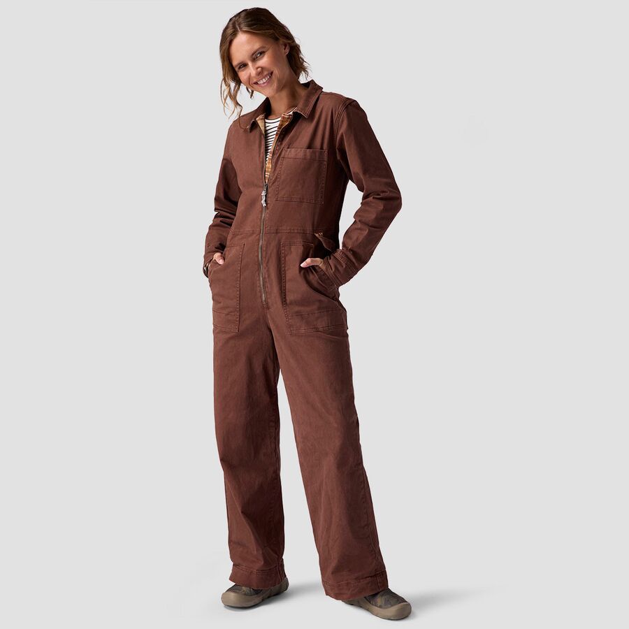 Stoic Flannel Lined Venture Long-Sleeve Jumpsuit - Women's - Women