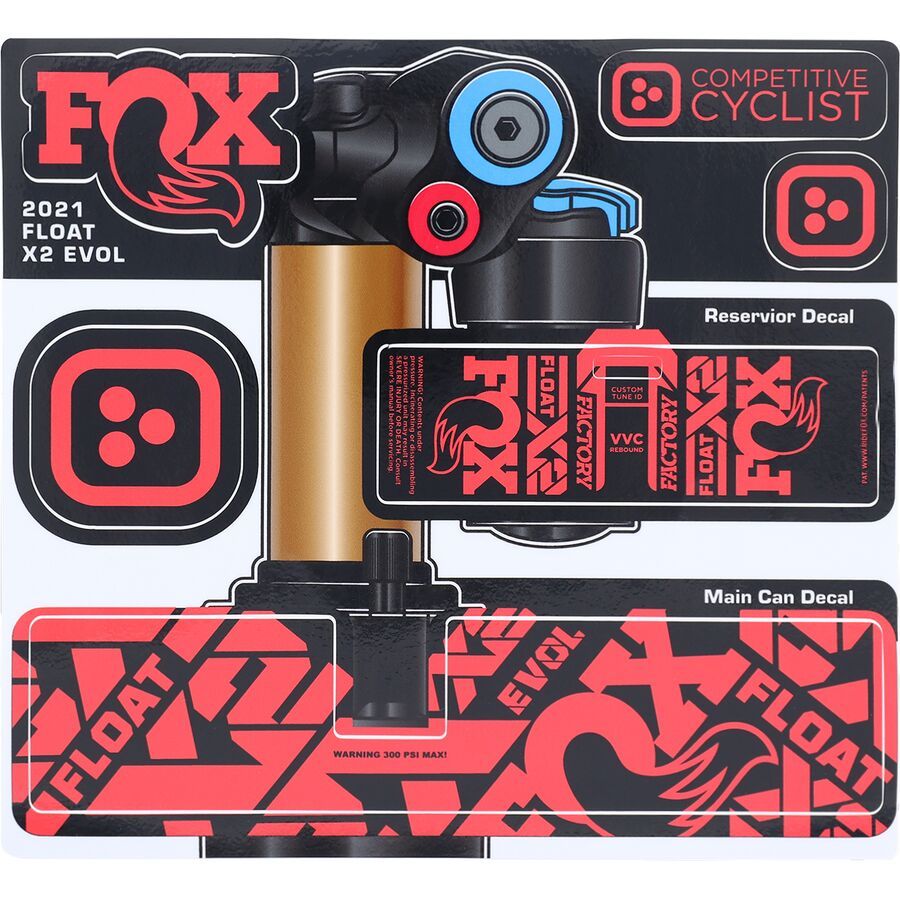 Fox X2 Decal Kit