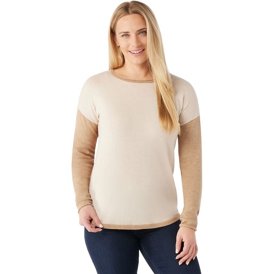 Mud Pie Women's Maple Oversize Sweater – Colorblock Relaxed Fall Top With Dolman Sleeves - View #5