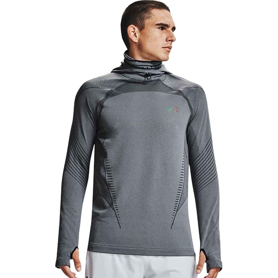 UNDER ARMOUR RUSH セットアップ Under Armour Rush Coldgear Seamless Hooded Top - Men's - Men