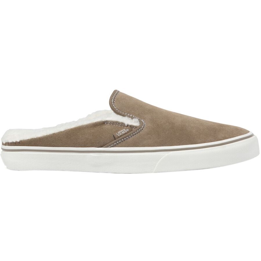 VANS CLASSIC SLIP-ON MULE WHITE フリース SHERPA スリッポン VANS CLASSIC SLIP-ON MULE WHITE フリース SHERPA スリッポン