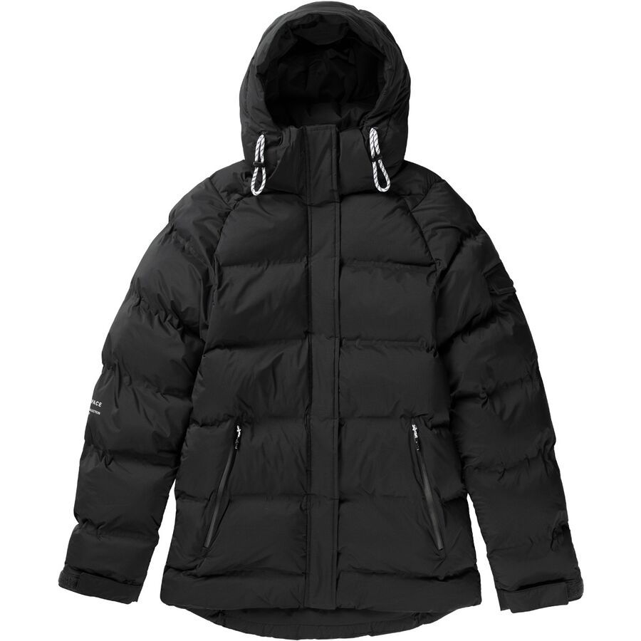 (取寄) ホワイトスペース レディース インサレーテッド パフィー パーカー ジャケット - ウィメンズ WHITESPACE women Insulated Puffy Parka Jacket - Women's Black BLA.jpg