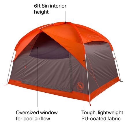 Big Agnes Dog House 6 Tent: 6-Person 3-Season - Hike & Camp
