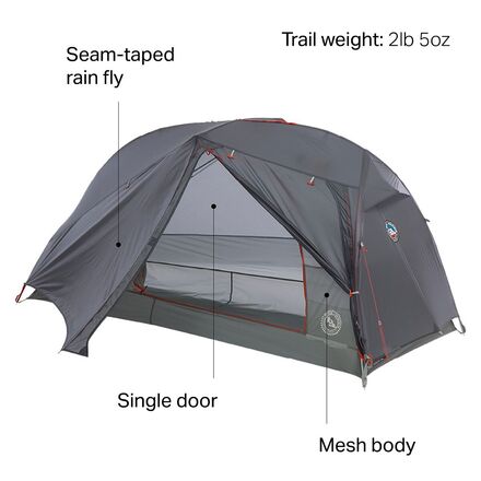 Big Agnes Copper Spur HV UL1（未使用） Big Agnes Copper Spur HV UL1 Bikepack Tent: 1-Person 3-Season