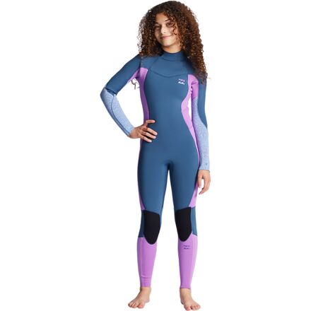 Billabong 3/2 Teen Synergy Back-Zip GBS Full Wetsuit - Girls' - Surf