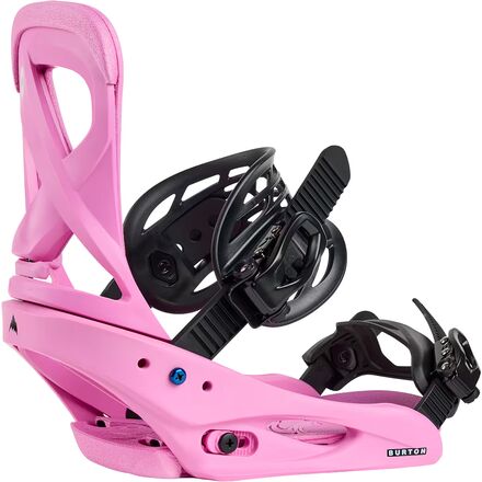 burton large snowboard bindings Men's Mission Re:Flex Bindings, Black, S back and responsive baseplate Women's Burton Escapade Re:Flex Snowboard