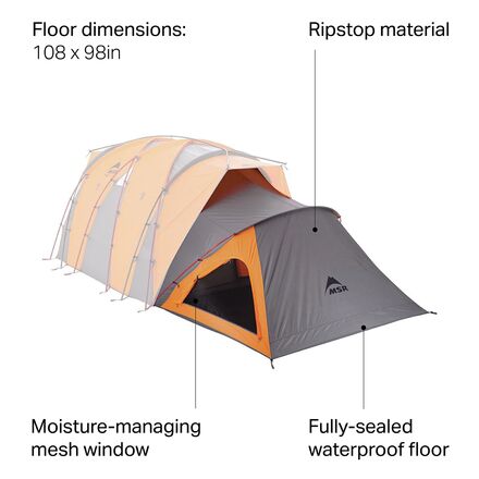 MSR H.U.B. Gear Shed - Hike & Camp