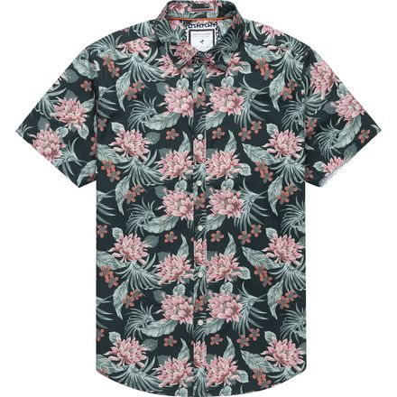 Cactus Man Tropical Short-Sleeve Button-Down Shirt - Men's - Men