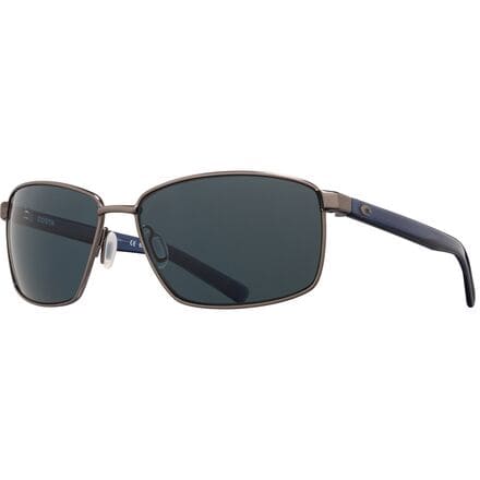 Costa Del Mar Ponce 580P Sunglasses Brushed Gunmetal/Gray