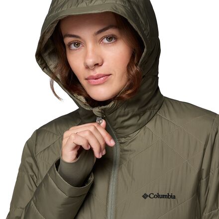 Columbia Heavenly Long Hooded Jacket - Chaqueta de fibra sintética