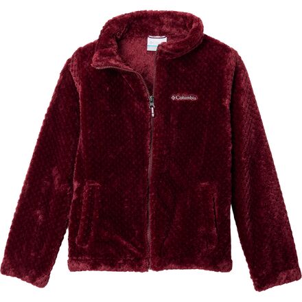 Columbia Fire Side Sherpa Hybrid Full-Zip Fleece Jacket - Girls