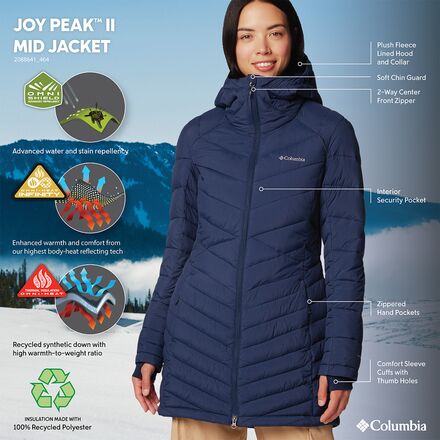 Columbia Joy Peak II Mid Jacket - Women's - Women