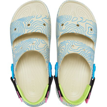 Crocs Classic All Terrain Topographic Sandals Mens Size 12 Bone Multi‎ Color NEW Crocs Classic All-Terrain Topographic Sandal - Men main image 3
