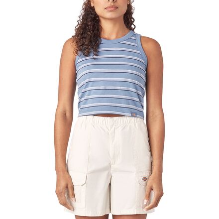 Dickies Women’s Tank Top – 100% Cotton Jersey Sleeveless Shirt, Regular Fit, Tagless