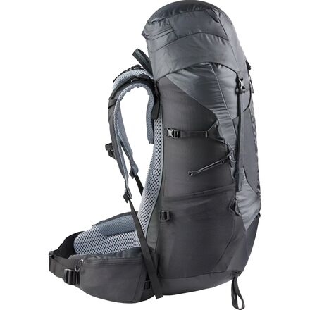 deuter act lite 50 10l backpack Unisex Aircontact + 10 L, Lightweight Backpacking & Hiking for Men & Women, 50 + 10 Liters If you need to put in a longer piece of equipment then simply unzip the divider and the whole length of the bag is available Deuter Aircontact Lite 50+10L Backpack