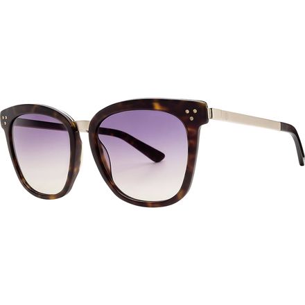 Electric Wire Cat Sunglasses Women's Matte Tort Gold Black Gradient 並行輸入品