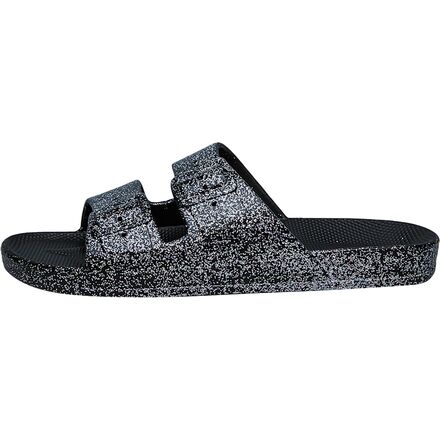 Freedom Moses Two Band Print Slide Sandal - Women