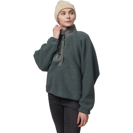 Slopes Pullover Fleece in Crema 