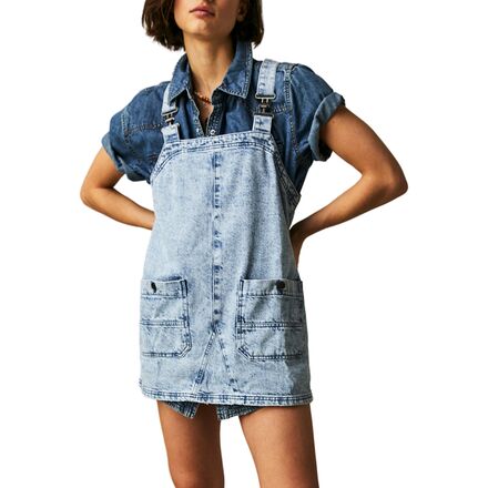 Free People Overall Smock Mini Dress - Women's - Women