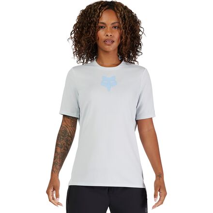 Fox Racing Women's Ranger DR Veni Short Sleeve Jersey In Blush - View #5