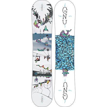 Gnu Asym Recess BTX Snowboard - Kids' - Snowboard